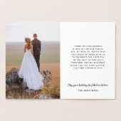 Pas getrouwd Vakantie Vrede Liefde Joy Kusses Lett Folie Kaarten (Binnen)