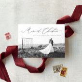 Pas getrouwd voor gehuwde kerstkalligrafie feestdagenkaart