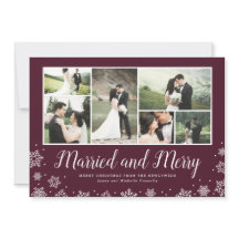 Pas getrouwd voor huwelijk en huwelijk Multi Photo