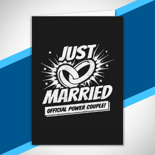 Pas getrouwd - Wedding Honeymoon Couple - gewoon g Kaart