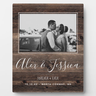 Pas getrouwd Wedding Rustic Foto Decor Fotoplaat