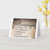 PAS GETROUWD'S LIEFDE OP HUN TROUWDAG KAART (Gele Bloem)