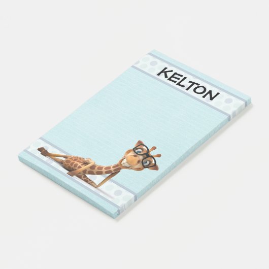 Pas giraffe aan post-it nota's aan post-it® notes (Schuin)