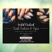 Pas Glitter Nail Salon Spa Shop aan Raamsticker (Vel 3)