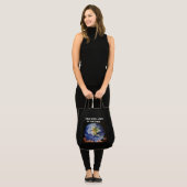 Pas goed op de aarde tote bag (Voorkant (model))