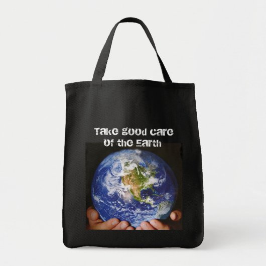 Pas goed op de aarde tote bag (Voorkant)