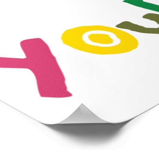 Pas goed op jezelf poster (Hoek)