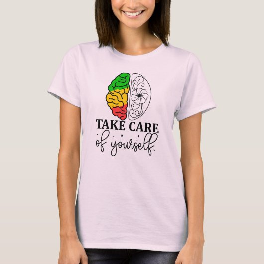 Pas goed op jezelf t-shirt (Voorkant)