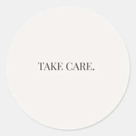 Pas goed op ronde sticker – serie voor dagelijkse