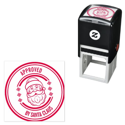 Pas goedgekeurd door Santa stempel aan (In situ)