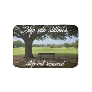 Pas Golf aan Stap in Stillness Design Badmat