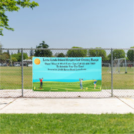 Pas Golf Driving Range Zakelijk Schilderachtig aan Spandoek