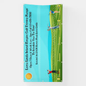 Pas Golf Driving Range Zakelijk Schilderachtig aan Spandoek (Verticaal)