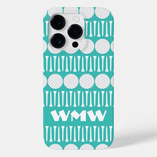 Pas Golf Theme iPhone 14 Pro-Hoesje aan Case-Mate iPhone Case (Achterkant)