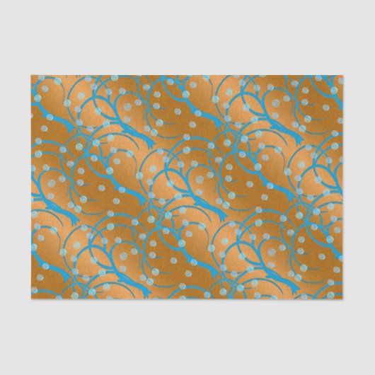 Pas Gouden Jasmijn Flapper Stijl aan Tissuepapier (Voorkant)