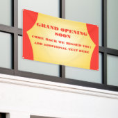 Pas Grote Openen van de Aanpassing snel weer opene Spandoek (Buitenkant Gebouw)