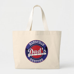 Pa's Handyman Service Grote Tote Bag