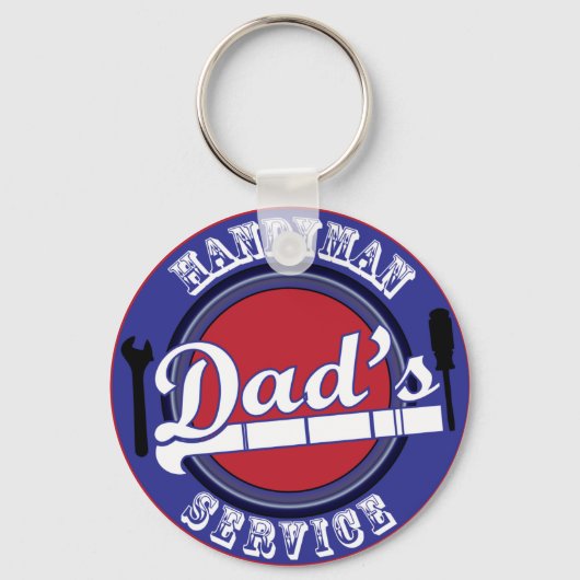 Pa's Handyman Service Sleutelhanger (Voorkant)