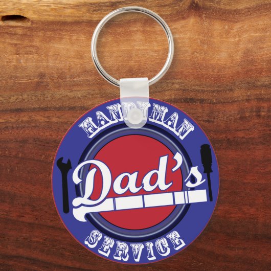 Pa's Handyman Service Sleutelhanger (Voorkant)