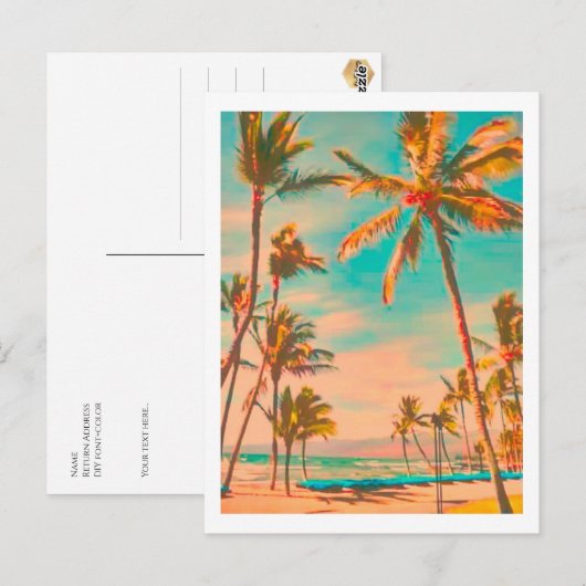 Pas het aan. Activiteiten in de omgeving van Aloha Briefkaart (Voorkant / Achterkant)