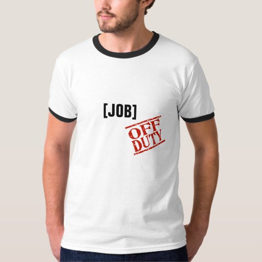 Pas het aan! Buiten dienst Shirt (Voorkant)