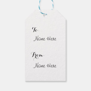 Pas het aan! cadeaulabel