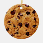 Pas het aan, Chocolate Chip Cookie Keramisch Ornament (Voorkant)
