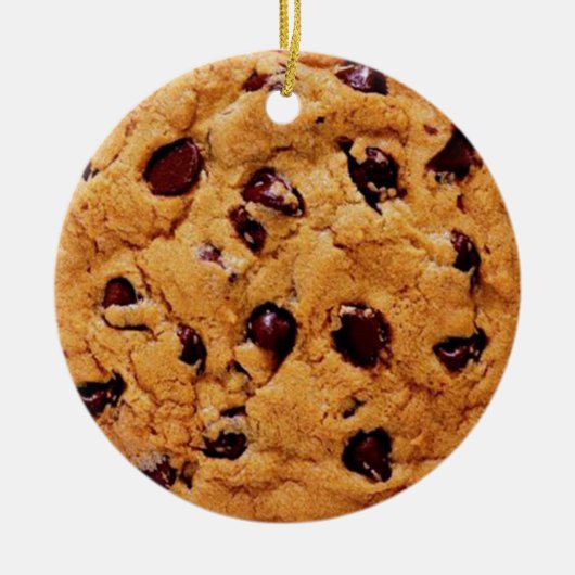 Pas het aan, Chocolate Chip Cookie Keramisch Ornament (Voorkant)