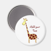 Pas het aan! Cute Giraffe Design Magneet (Voorkant / Achterkant)