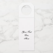 Pas het aan! flessenhanger (Voorkant)