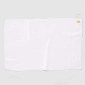 Pas het aan! golfhanddoek (Horizontaal)