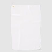 Pas het aan! golfhanddoek (Voorkant)