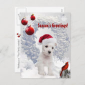 Pas het aan het Briefkaart van de Wens van (Voorkant / Achterkant)