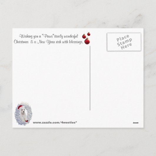 Pas het aan het Briefkaart van de Wens van (Achterkant)