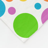 Pas het aan - het Patroon van de Dot van Polka Fleece Deken (Hoek)