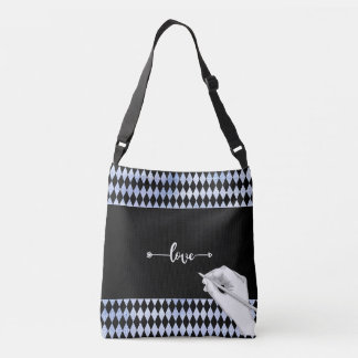 Pas het aan "Love to Write" Crossbody Tas
