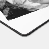 Pas het aan met de tekst van uw zwart-witte foto's bureaumat (Hoek)