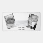 Pas het aan met de tekst van uw zwart-witte foto's bureaumat (Keyboard & Muis)
