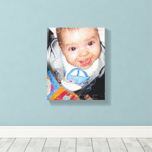 Pas het aan met Uw aangepaste foto Canvas Afdruk (Insitu (Houten vloer))