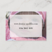 Pas het aan met uw foto Zakelijke kaart Visitekaartje (Achterkant)