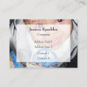 Pas het aan met uw foto Zakelijke kaart Visitekaartje (Voorkant)