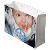 Pas het aan met uw foto's Grote Gift Bag Large Cadeautasje (Achterkant Gekanteld)