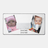 Pas het aan met Uw foto's Jouw tekst Bureaumat (Keyboard & Muis)