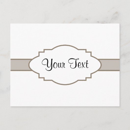 Pas het aan! naamplaat briefkaart (Voorkant)