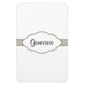 Pas het aan! naamplaat magneet (Verticaal)