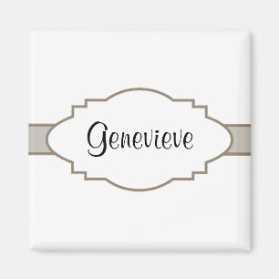 Pas het aan! naamplaat magneet