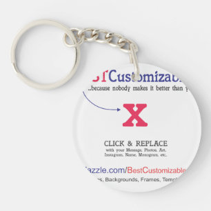 Pas het aan! sleutelhanger