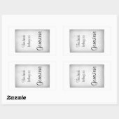 Pas het aan! Solid Patroonbasis Rechthoekige Sticker (Vel)
