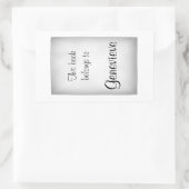 Pas het aan! Solid Patroonbasis Rechthoekige Sticker (Tas)
