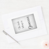 Pas het aan! Solid Patroonbasis Rechthoekige Sticker (Envelop)